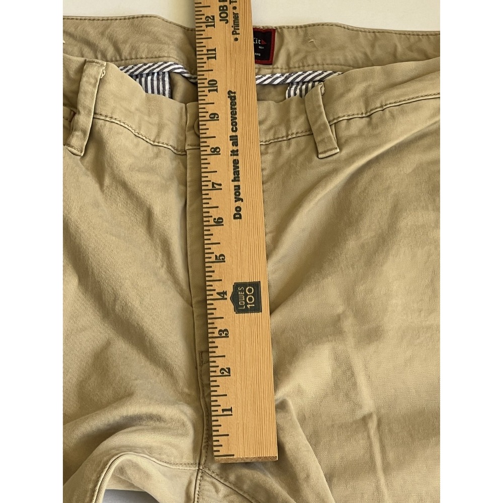 UNTUCKit Men's Straight Fit Chino Pants 33x30 Khaki Tan Stretch Cotton EUC - Picture 5 of 8